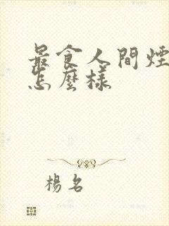 最食人间烟火色怎么样