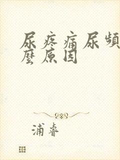 尿疼痛尿频是什么原因封面