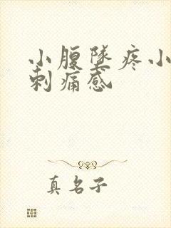 小腹坠疼小便有刺痛感