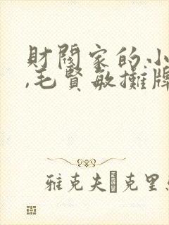 财阀家的小儿子,毛贤敏摊牌了