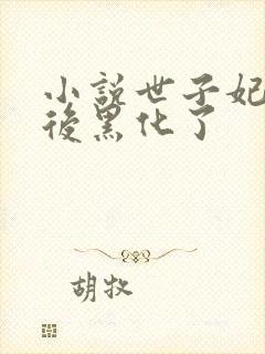 小说世子妃重生后黑化了封面