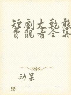 短剧大乾憨婿免费观看全集封面