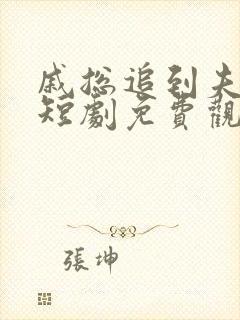 戚总追到夫人了短剧免费观看