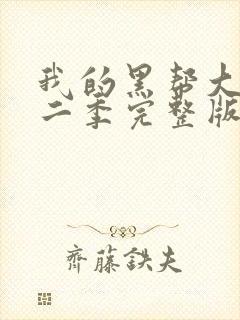 我的黑帮大佬第二季完整版免费观看高清中文