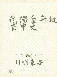 我独自升级第一季中文封面