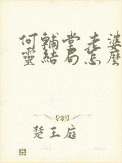 何辅堂老婆朱彩灵结局怎么样