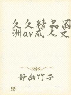 久久精品国产亚洲av成人文字