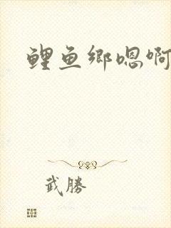 鲤鱼乡嗯啊