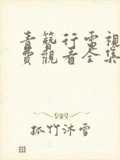 青簪行电视剧免费观看全集策驰