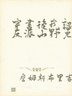 穿书后我认错了反派山野免费阅读