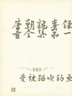 唐朝诡事录免费看全集第一季