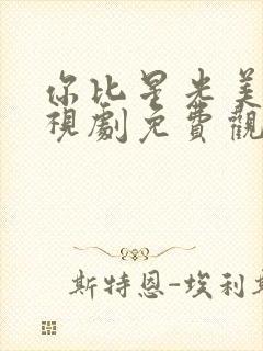 你比星光美丽电视剧免费观