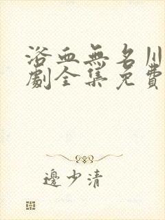 浴血无名川电视剧全集免费完整版