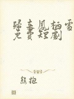 归来凤栖处在线免费短剧封面