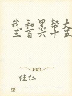 我和黑帮大佬的三百六十五天365第二封面