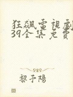狂飙电视剧1 39全集免费看