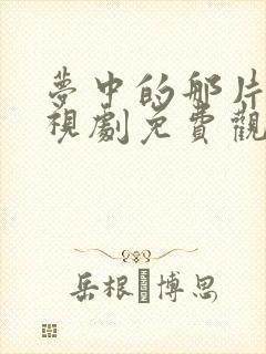 梦中的那片海电视剧免费观看全集完整版