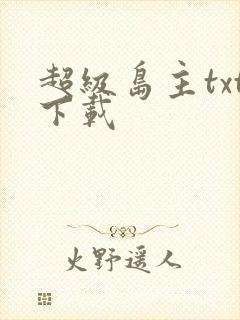 超级岛主txt下载封面