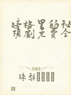 暗格里的秘密电视剧免费全部