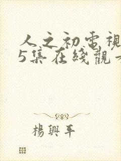 人之初电视剧15集在线观看