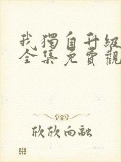 我独自升级动漫全集免费观看第一季封面