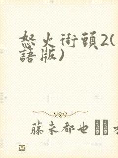 怒火街头2(国语版)