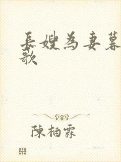 长嫂为妻暮色酒歌