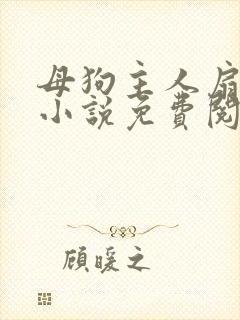 母狗主人扇耳光小说免费阅读封面