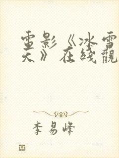 电影《冰雪11天》在线观看