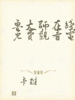 鲁大师在线播放免费观看电视剧全集