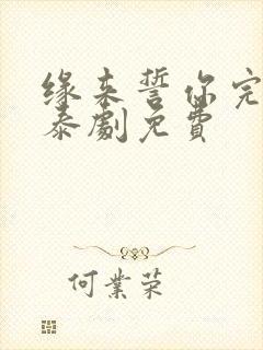 缘来誓你完整版泰剧免费