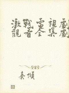 激战电视剧免费观看全集剧情28集