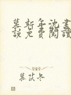 慕斯年沈书意小说免费阅读最新章节