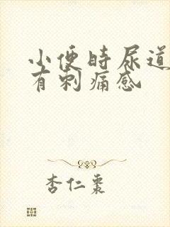 小便时尿道口口有刺痛感封面