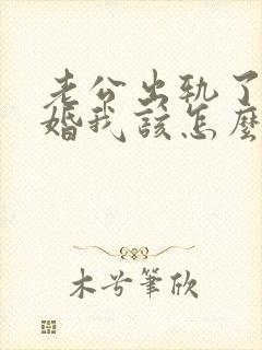 老公出轨了要离婚我该怎么办封面