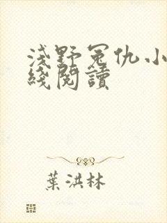 浅野冤仇小说在线阅读