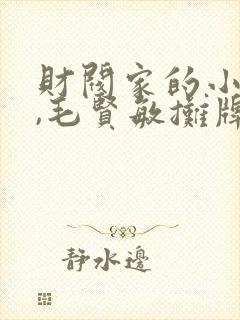 财阀家的小儿子,毛贤敏摊牌了