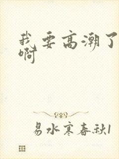 我要高潮了啊啊啊封面