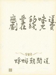 恋爱的味道电视剧在线免费观看