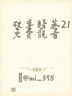 破事精英21集免费观看