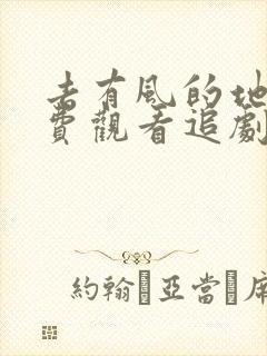 去有风的地方免费观看追剧网