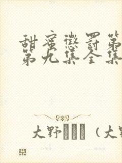 甜蜜惩罚第一季第九集全集台词完整免费观看