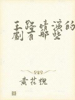 王路晴演的电视剧有哪些