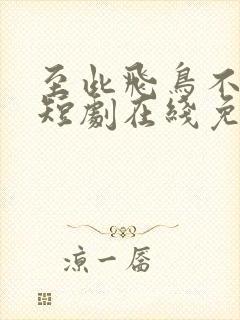 至此飞鸟不相逢短剧在线免费观看封面