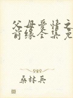 父母爱情之再续前缘全集免费观看