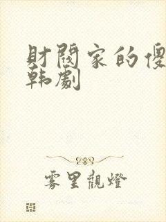 财阀家的傻儿子韩剧