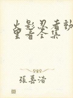 火影忍者动漫哪里看全集封面