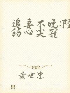 追妻不晚:陆少的心尖宠