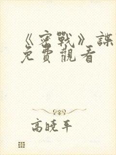 《密战》谍战片免费观看