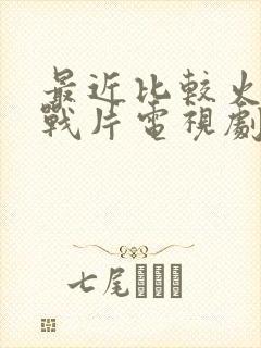 最近比较火的谍战片电视剧